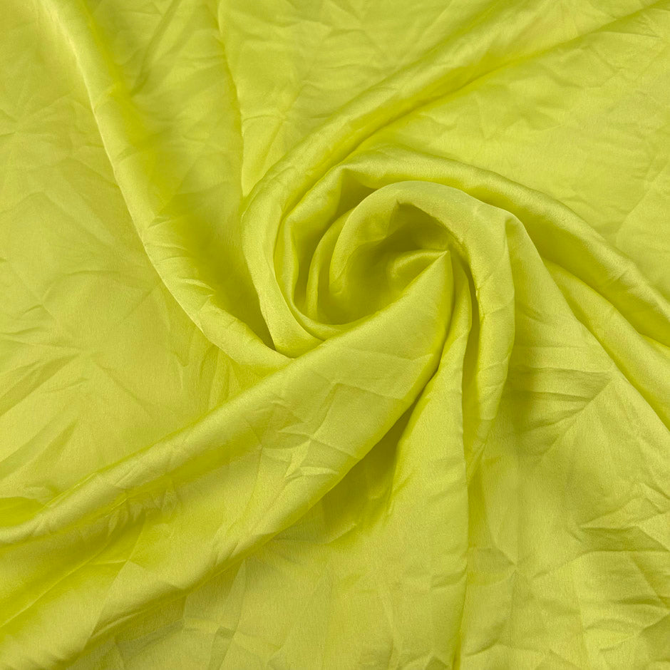 Yellow Polyester Sateen