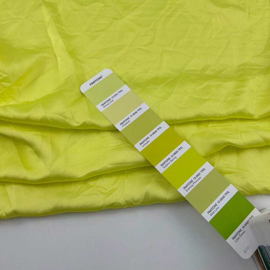 Yellow Polyester Sateen