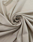 Gray Cotton Piquet Jersey