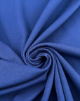 Blue Cotton Punto Milano Jersey