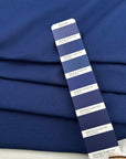 Blue Cotton Punto Milano Jersey