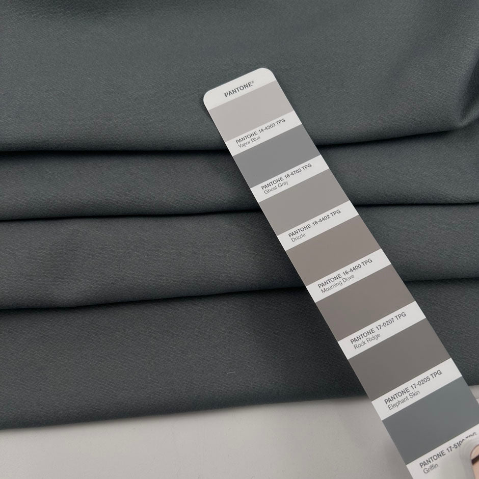 Dark Gray Wool Blend Cloth