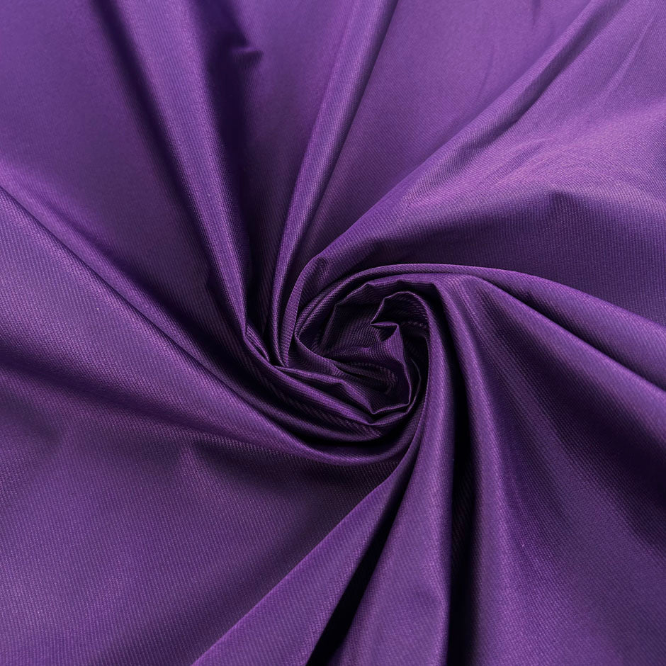 Purple Polyester Ottoman