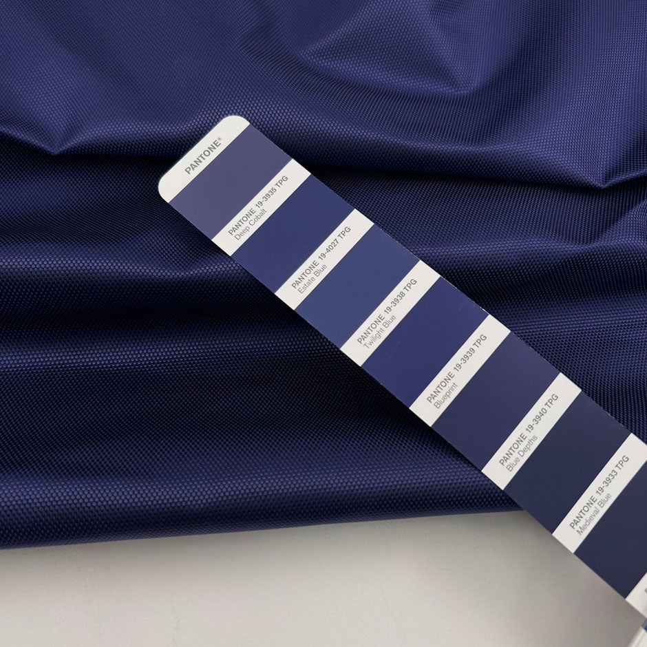 Blue Polyester Waterproof Canvas