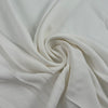 White Viscose And Acetate Crepe Cady
