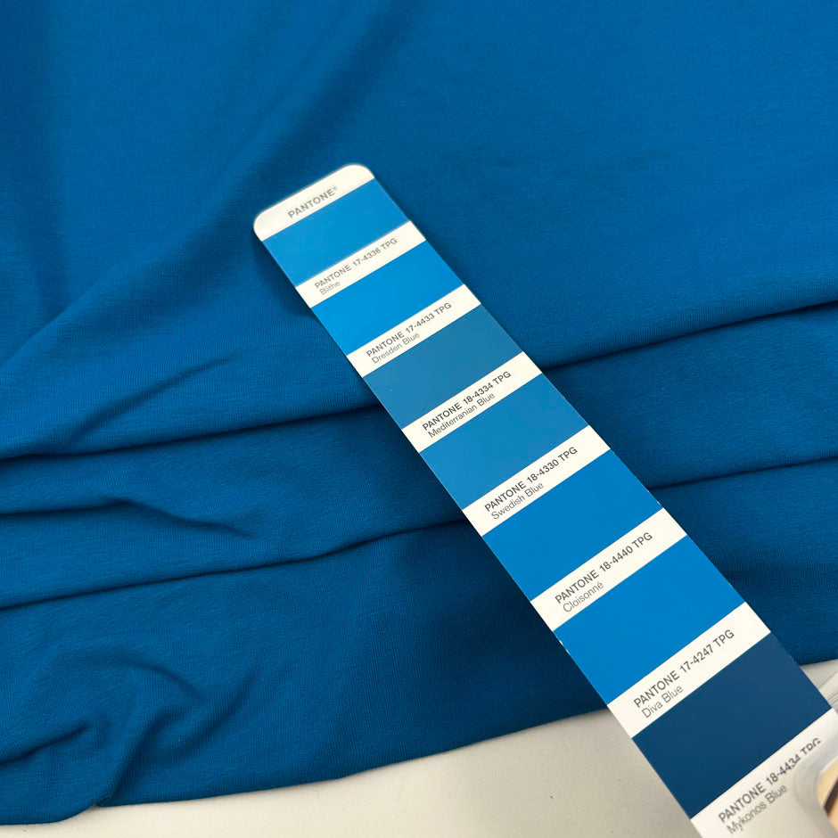China Blue Cotton Jersey