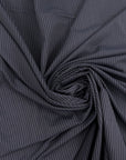 Light Gray Polyester Jersey With Blue Stripes