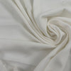 Heavy White Viscose Crepe
