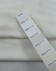 Heavy White Viscose Crepe