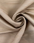 Beige Pure Silk Italian Shantung