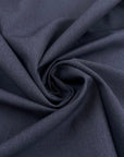 Blue Melange Wool Gabardine