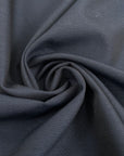Dark Blue Viscose And Wool Blend