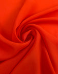Orange Red Polyester Voile
