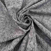 Dark Gray Printed Cotton Blend