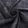 Black And Grey Wool Flannel
