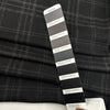 Black And Grey Wool Flannel