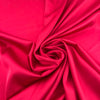 Cherry Red Polyester Sateen