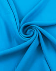 Bright Light Blue Crepe Sateen Cady