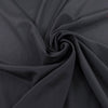 Black Lighweight Crepe De Chine
