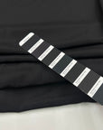 Black Lighweight Crepe De Chine