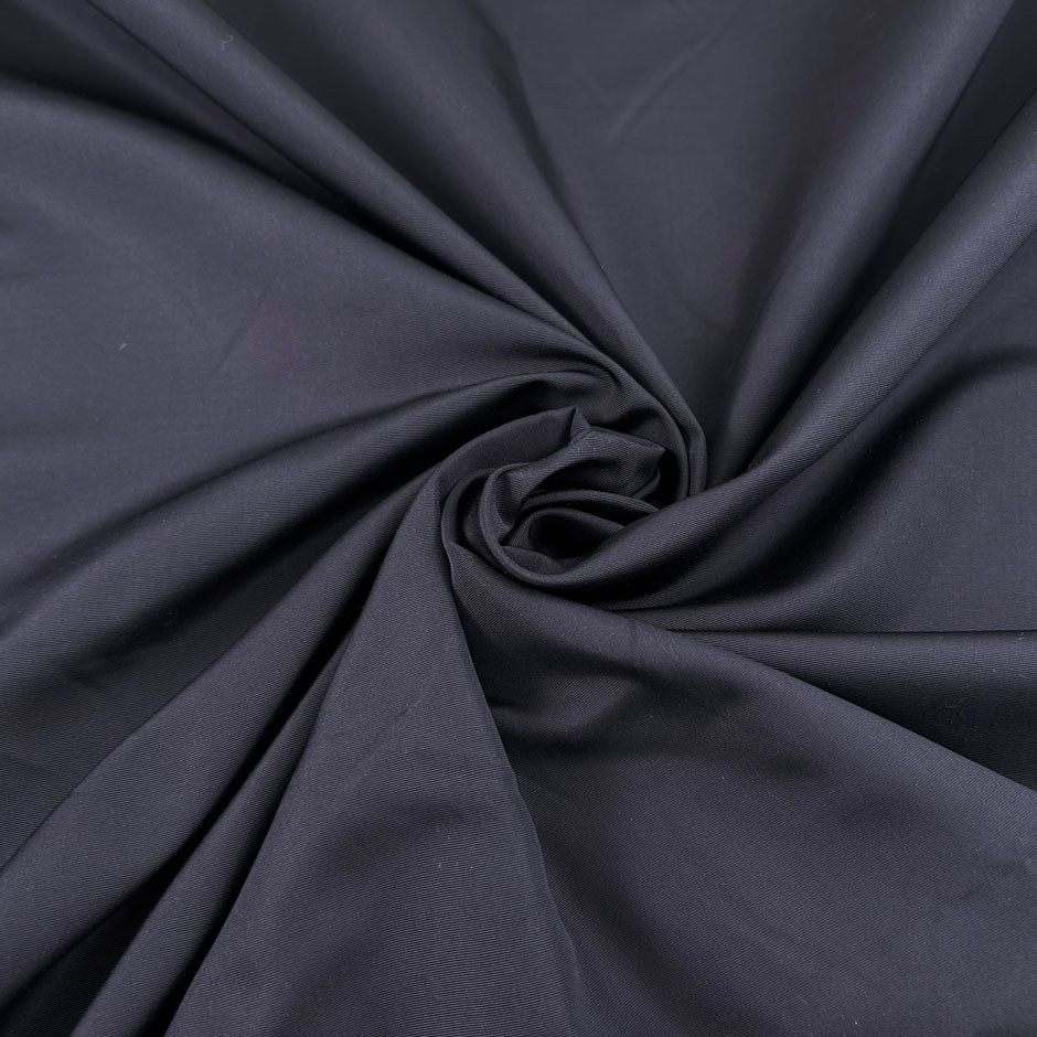 Dark Blue Pure Silk Faille