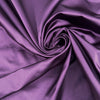 Purple Pure Silk Sateen Douchesse