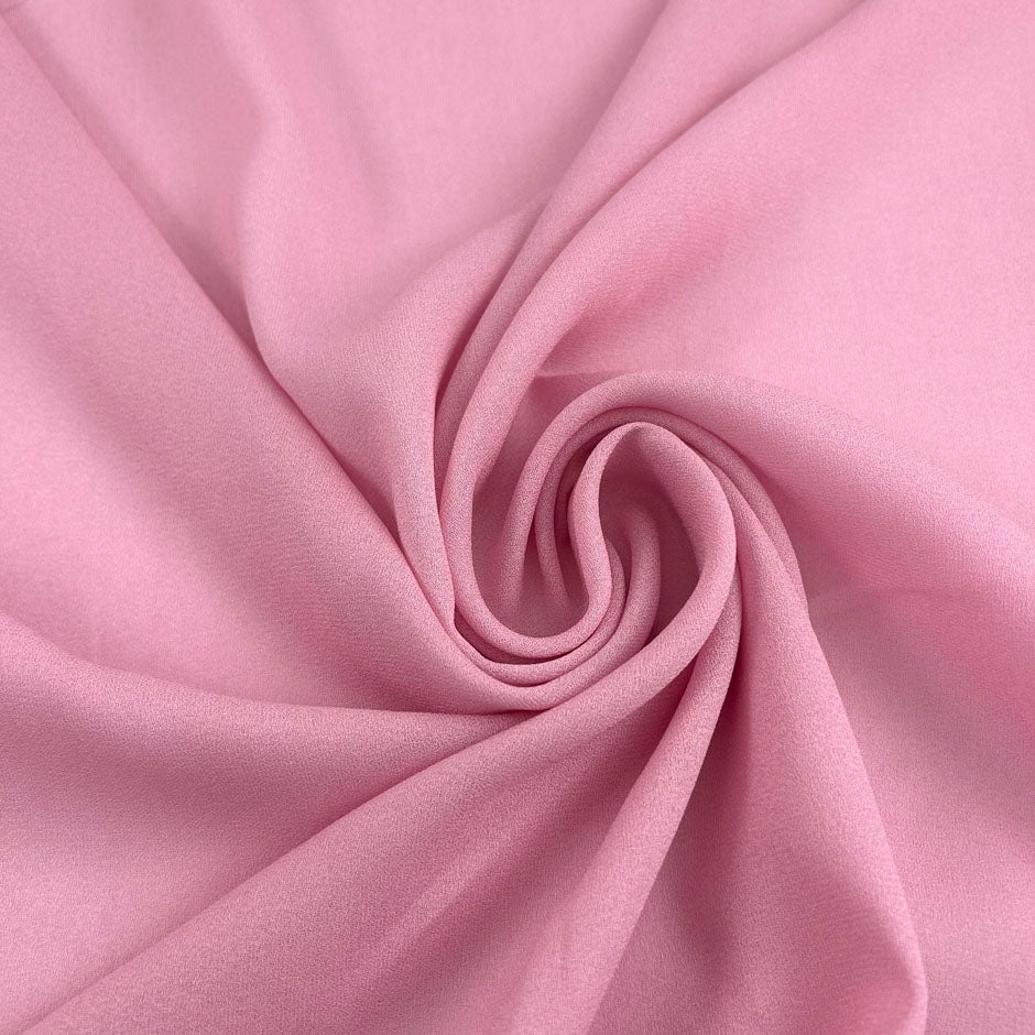 Pink Viscose Georgette