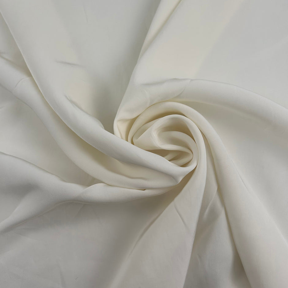 White Viscose Sateen