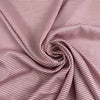 Red And White Striped Silk Fabric