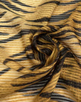 Animalier Printed Silk Jacquard With Lurex