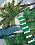 Figurative Pattern Printed Silk Twill