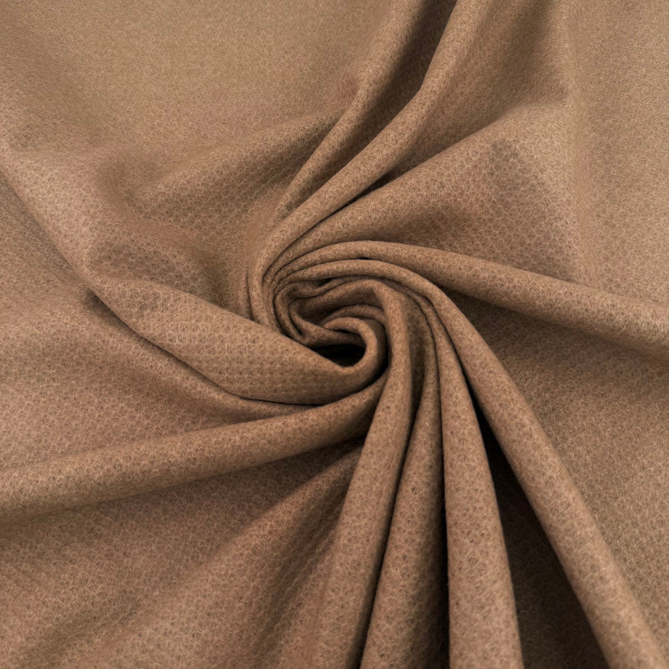 Beige Wool And Cashmere Blend Jacquard Jersey