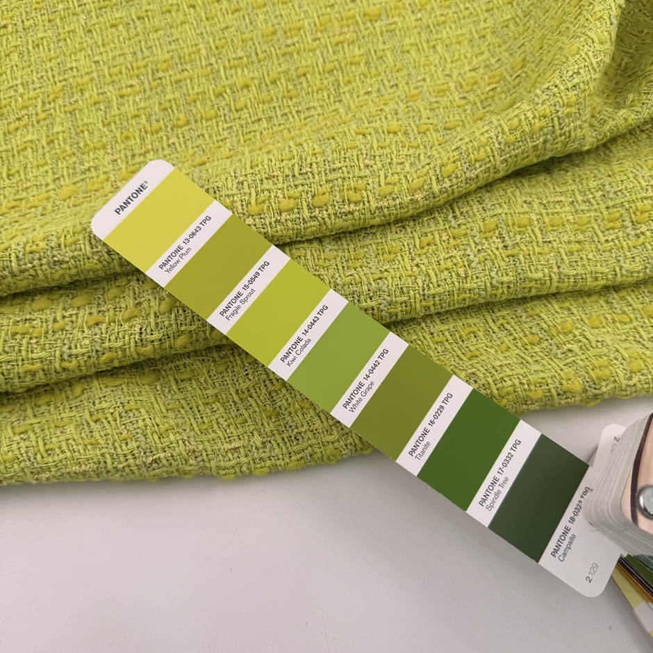 Green Cotton Tweed