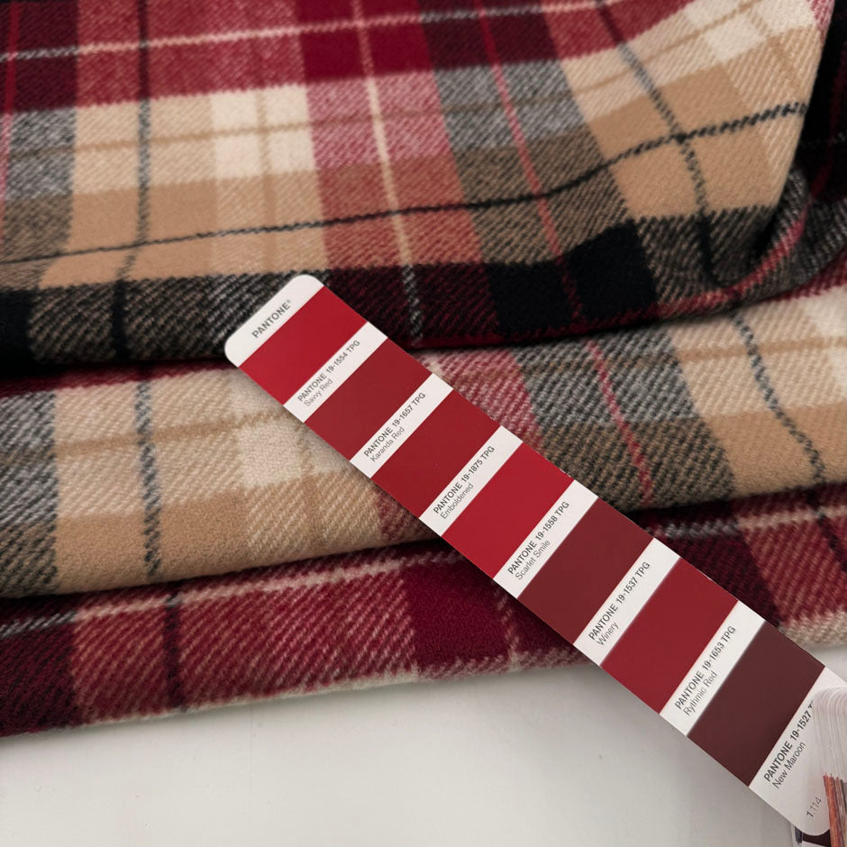 Tartan Wool Coat