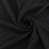 Black Cotton And Linen Tweed