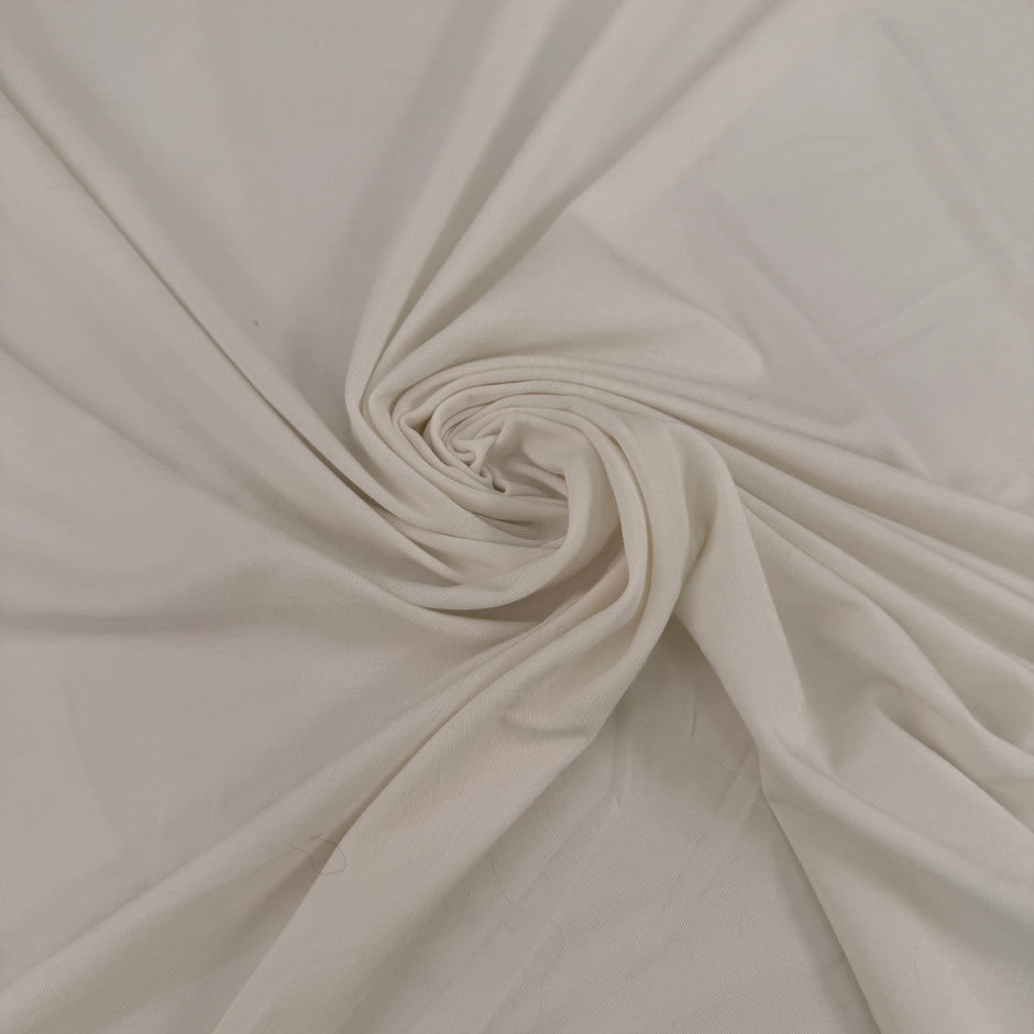 White Soft Cotton Jersey