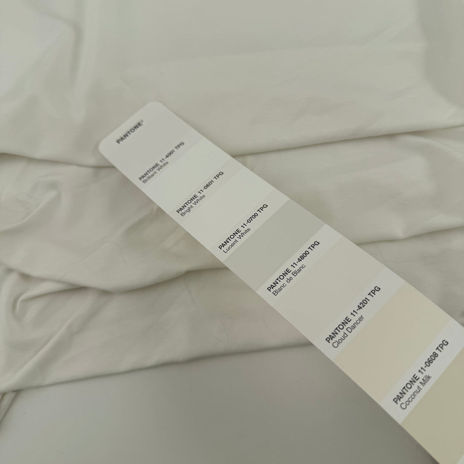 White Soft Cotton Jersey