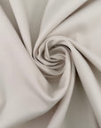 White Cotton And Viscose Gabardine