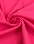Pink Wool Blend Gabardine