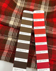 Wool And Linen Blend Vintage Tartan