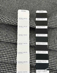 Black And White Wool Blend Houndstooth