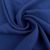 Blue Cotton And Wool Crepe