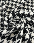 Black And White Houndstooth Tweed