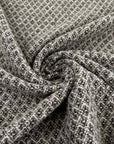 Geometric Pattern Wool Jacquard Flannel