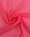 Pink Polyester Chiffon
