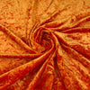 Orange Polyester Velvet