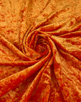 Orange Polyester Velvet