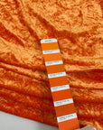 Orange Polyester Velvet