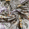 Floral Print Polyester Twill