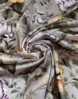 Floral Print Polyester Twill